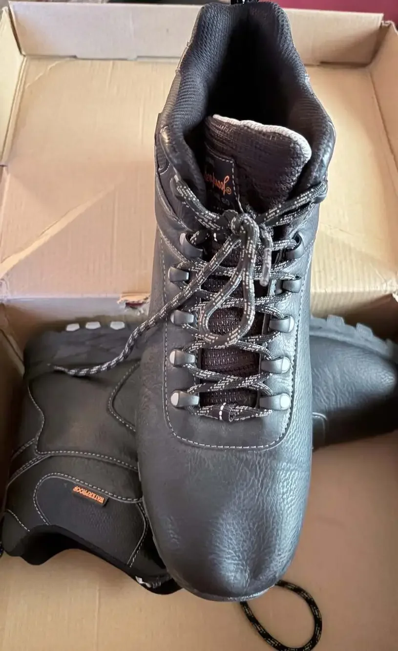 Original Weatherproof Vintage Jason Black Waterproof Hiking Boots Men's Size 13M